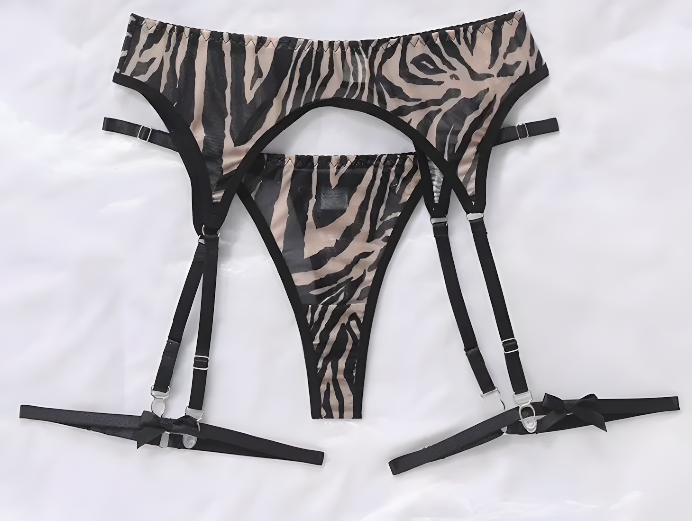 Ivy Intimates Set - Zebra