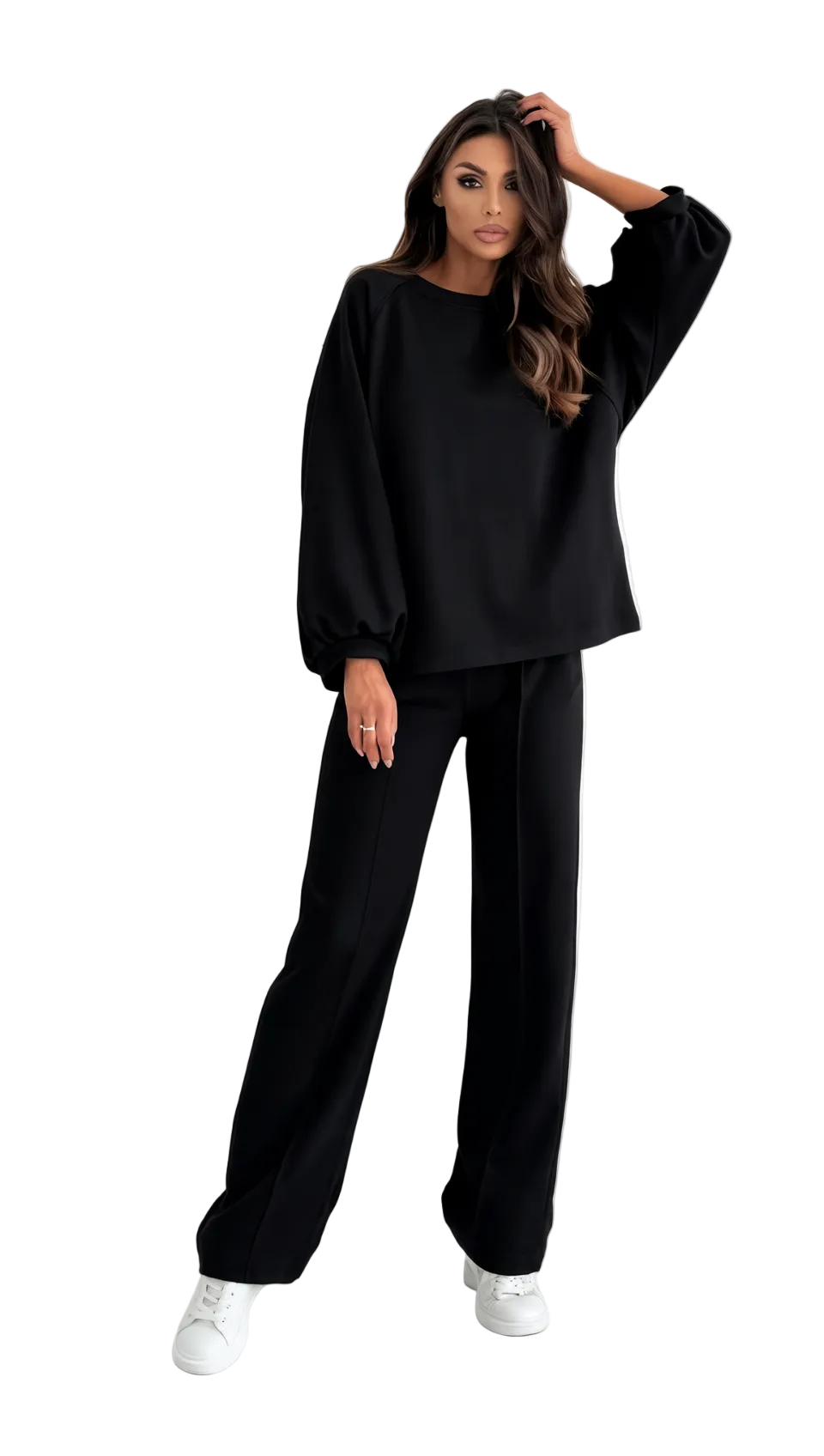 Sweatshirt och Sweatpants - svart